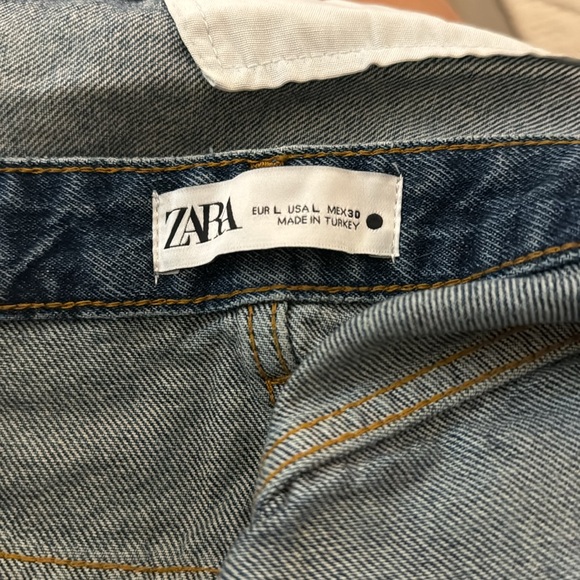 COPY - Denim on Denim Zara skirt - Picture 3 of 3